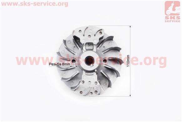 Фото товару – Ротор магнето 1E40F-1E44F (можливий наліт)