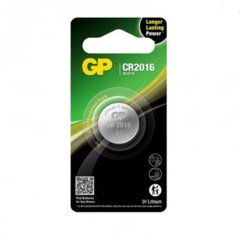 Фото товара – Батарейка GP дисковая Lithium Button Cell 3.0V CR2016-U1 литиевая
