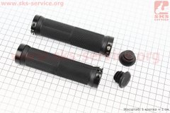 Фото товара – Ручки руля 130мм с зажимом Lock-On с двух сторон, чёрные FL-426