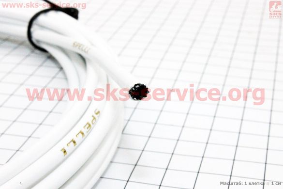 Фото товару – Сорочка тросу перемикання 4мм х 9м з тефлоновим покриттям, біла DH-9000