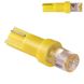 Лампа PULSO/габаритная/LED T5/1SMD-3030/12v/0.5w/3lm Yellow