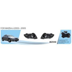 Фото товара – Фары доп. модель Mazda 6 2003-05/MZ-056/h3-12V55W/эл.проводка