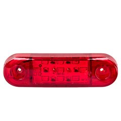 Фото товару – Повторювач габариту (палець широкий) 9 LED 12/24V червоний