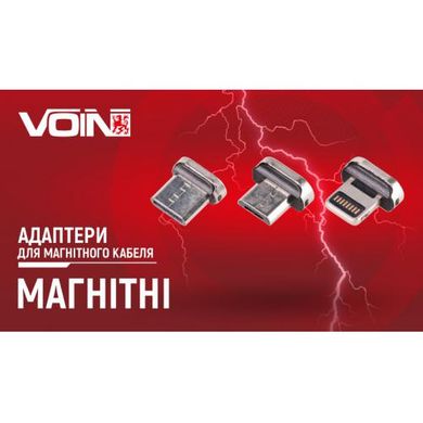 Фото товару – Адаптер для магнітного кабелю VOIN 6101M/6102M, Micro USB, 3А