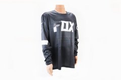 Фото товара – Футболка (Джерси) для мужчин XXL - (Polyester 100%), длинные рукава, свободный крой, черно-белая, НЕ оригинал