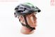 УЦЕНКА Шлем велосипедный L (54-62 см) съемный козырек, 21 вент. отверстия, системы регулировки по размеру Divider и Run System SRS, черно-зелено-белый, фото – 1