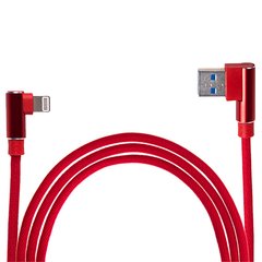 Фото товару – Кабель USB - Apple (Red) 90°