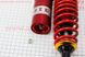 Амортизатор задній GY6/Yamaha - 280мм*d62мм (втулка 12мм / вилка 8мм) газовий регул., червоний к-кт 2шт, фото – 2
