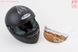 УЦЕНКА Шлем интеграл, закрытый HF-122 М, ЧЁРНЫЙ матовый (без 1 крепления стекла, см. фото), фото – 1