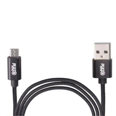 Фото товару – Кабель VOIN USB - Micro USB 3А, 2m, black (швидка зарядка/передача даних)