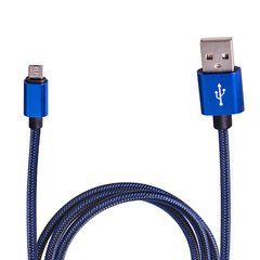 Фото товару – Кабель USB - Micro USB (Blue)