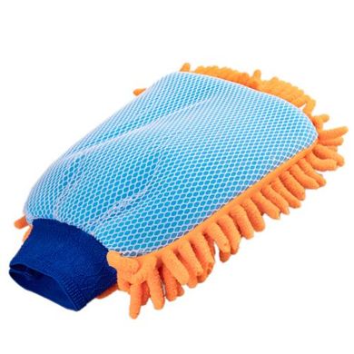 Фото товара – Губка-перчатка для мытья авто микрофибра VSC-1402 25*18 cm