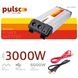 Перетворювач напруги PULSO/ISU-3000/12V-220V/3000W/USB-5VDC2.0A/син.хвиля/клеми