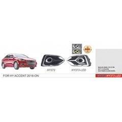 Фото товару – Фари дод. модель Hyundai Accent/2018-/HY-372W/HB4(9006)-12V51W/ел.проводка