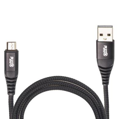 Фото товара – Кабель VOIN CC-4202M BK USB - Micro USB 3А, 2m, black (быстрая зарядка/передача данных)