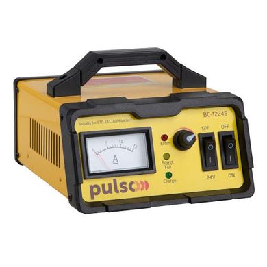 Фото товару – Зарядний пристрій PULSO BC-12245 12-24V/0-15A/5-190AHR/LED-Ампер./Iмпульсний
