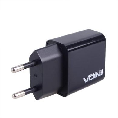 Фото товара – Сетевое зарядное устройство VOIN 28W, 2 USB, QC3.0 (Port 1-5V*3A/9V*2A/12V*1.5A. Port 2-5V2A)