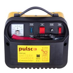 Фото товару – Зарядний пристрій PULSO BC-40100 6&12V/10A/12-200AHR/стрілковий індикатор.