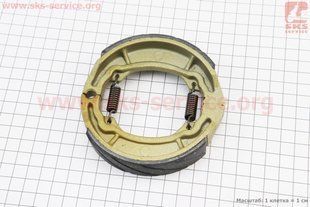 Фото товара &ndash; Тормозные колодки барабан Suzuki LET'S / AD100, D=105mm
