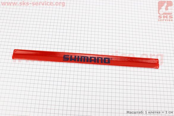Фото товару – Захисний браслет, світловідбиваючий, червоний SHIMANO