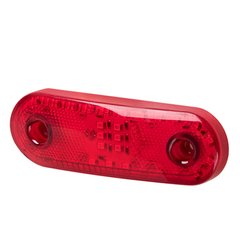Фото товара – Повторитель габарита (овал) 33 LED 12/24V красный