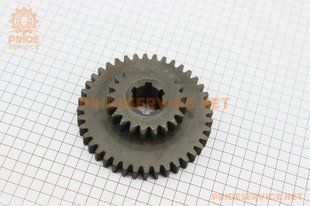 Фото товара &ndash; Шестерня 1/3/4/6 передачи КПП подвижная Z-6/21/40 Xingtai 24B, Shifeng 244,Taishan (24 12.37.138)