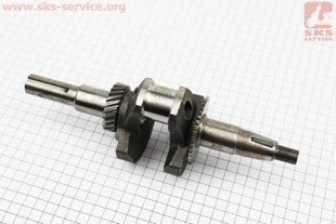 Фото товара &ndash; УЦЕНКА МБ-D168F Коленвал 168F (Dшейки-30mm, H-65mm, L-???mm) под шпонку D-20mm, для двигателя GX-160 - 5,5л.с. (ржавчина на шейке коленвала, см. фото)