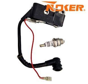 Фото товару &ndash; Котушка запалювання для Goodluck 4500/5200 + свічка NOKER KOSA-4