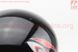 Шлем открытый HK-215 - ЧЕРНЫЙ с рисунком красно-серым, тип 3 (возможны дефекты покраски), фото – 5