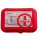 Аптечка медицинская автомобильная согласно ТУ(02-053-М), красный пластиковый футляр
