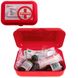 Аптечка медична автомобiльна згiдно ТУ(02-053-М), червоний пластиковий футляр