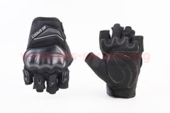 Фото товара – Перчатки мотоциклетные без пальцев M-Чёрные, тип 2