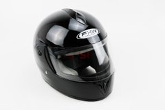 Фото товара – Шлем закрытый HF-150 M- ЧЕРНЫЙ глянец