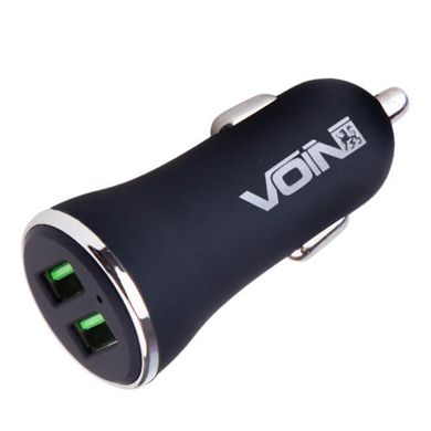 Фото товара – Автомобильное зарядное устройство для VOIN, 2USB QC3.0 36W 12/24V (3.6-6.5V*3A,6.5-9V*2A,9V-12V*1.5A)