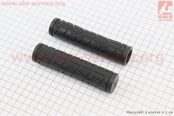 Фото товара – Ручки руля 125мм, чёрные VLG-207 (без упаковки)