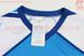 Футболка (Джерси) мужская L-(Polyester 80% / Spandex 20%), короткие рукава, свободный крой, бело-синяя, НЕ оригинал, фото – 4