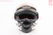 Шлем модуляр, закрытый с откидным подбородком+откидные очки HF-119 L, БЕЛЫЙ глянец с чёрно-серым рисунком Z51, фото – 7