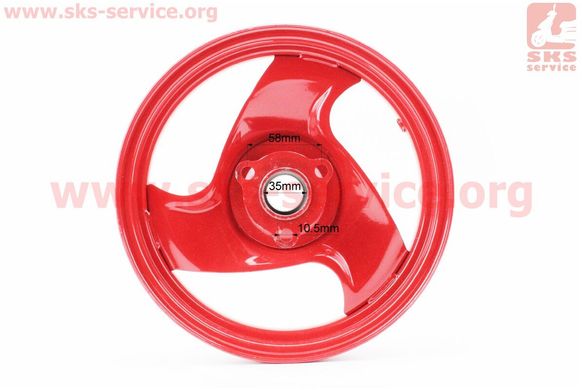 Фото товара – Диск колесный передний Yamaha (5BM) диск. тормоз (стальной) красный