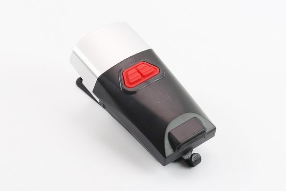 Фото товару &ndash; Ліхтар передній 1+7 діодів 360 lumen, Li-ion 3.7V 500mAh зарядка від USB, вологозахисний, чорно-сірий BG-C20