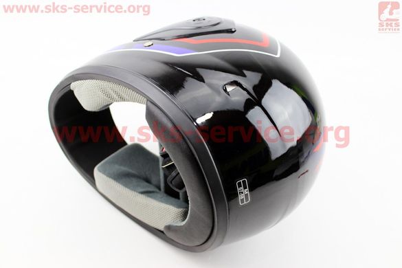 Фото товара – Шлем закрытый HF-150 M- ЧЕРНЫЙ Q155