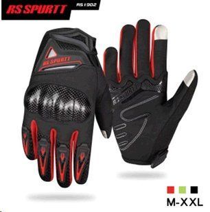 Фото товара &ndash; Перчатки RS SPURTT (mod:06, size:M, черно-красные)