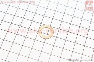 Фото товара &ndash; Шайба форсунки уплотнительная (медная) 10х16х0,2mm