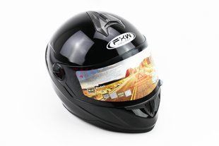 Фото товара &ndash; Шлем закрытый HF-122 XL- ЧЕРНЫЙ глянец DOT