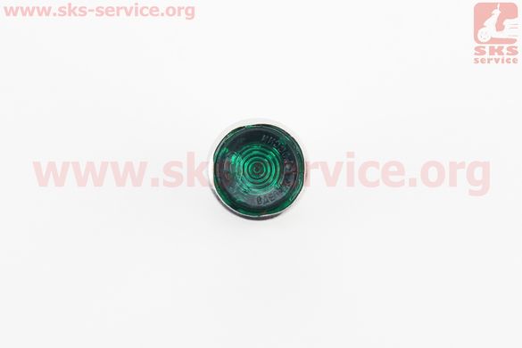 Фото товара – Глазок панели приборов зеленый с лампочкой МТ