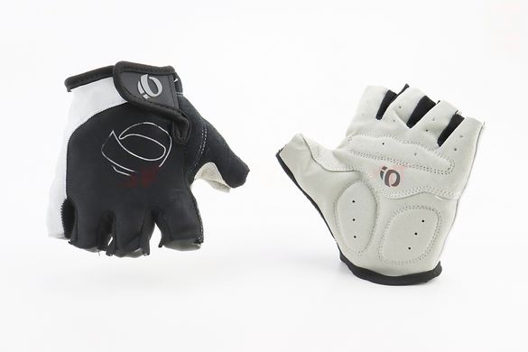Фото товару – Перчатки без пальців XL з м'якими вставками під долоню, чорно-сірі