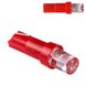 Лампа PULSO/габаритна/LED T5/1SMD-3030/24v/0.5w/3lm Red
