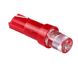 Лампа PULSO/габаритна/LED T5/1SMD-3030/24v/0.5w/3lm Red