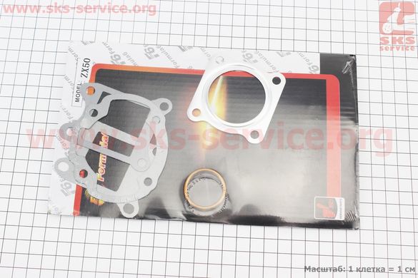Фото товару – Прокладки поршневої Honda DIO ZX50cc-40мм, к-кт 5 деталей