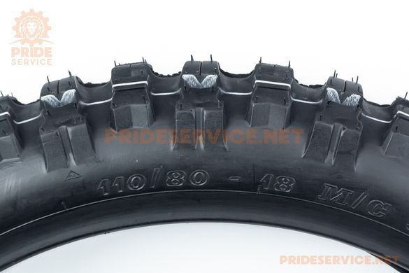 Фото товару &ndash; Шина 110/80-18 шипована CROSS VRM-335