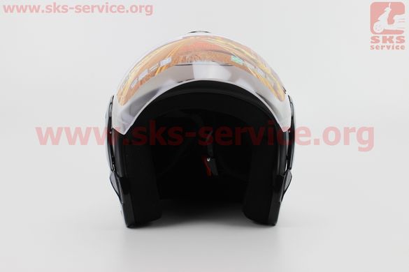 Фото товара – Шлем открытый HF-217 S - БЕЛЫЙ перламутр